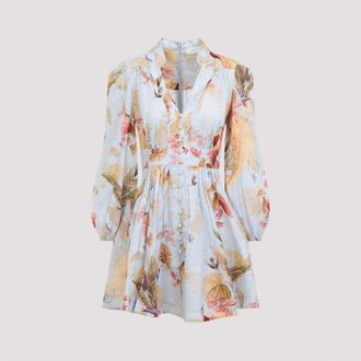 Zimmermann Ascension Plunge Mini Dress