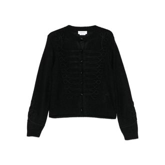 Alexander McQueen Braided-detail Button Cardigan