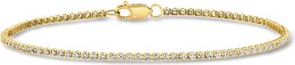 RS Pure by Ross-Simons Lab-Grown Diamond Tennis Bracelet in 14kt Yellow Gold