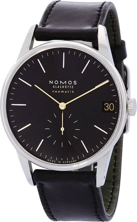 NOMOS Glash&uuml;tte Orion Neomatik 41 Automatic Black Dial Mens Watch 366
