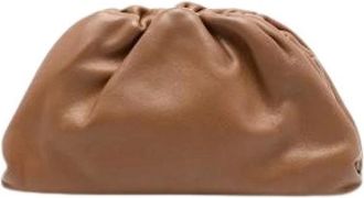 Bottega Veneta Pre-owned Mini Pouch - Dames - Vintage Clutch - Bruin - ONE Size - Leer - Vintage