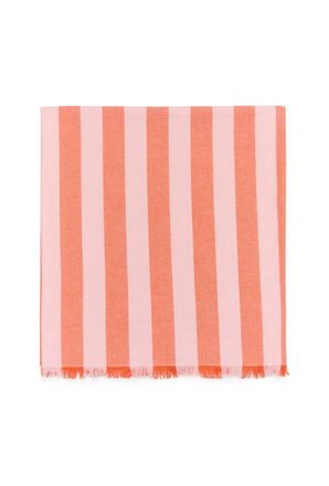 Part Two Gunva Towel In Mandarin Red Stripe