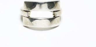 Gucci Silver Band Ring (Pre-Owned)
