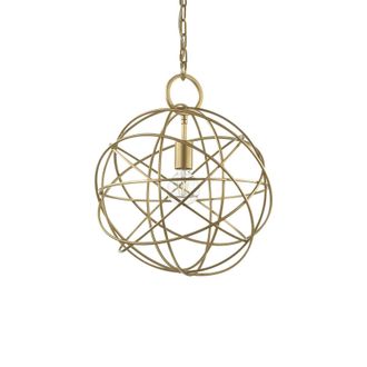 Netlighting Konse 1 Light Spherical Ceiling Pendant Gold