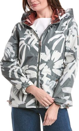 Nicole Miller Floral Windbreaker