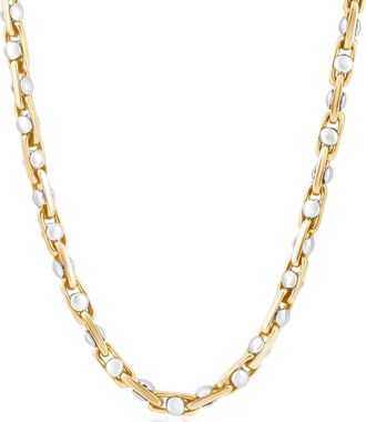Pompeii3 Mens 14k Gold (85gram) or Platinum (159gram) 5.5mm Link Chain Necklace 20