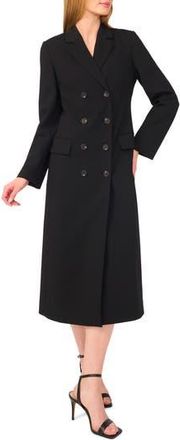Ted Baker Double Breasted Long Blazer in Rich Black at Nordstrom Rack, Size 6