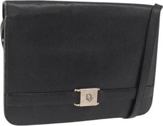 Dior Pre-owned Shoulder Bags, female, Black, Size: ONE SIZE Pre-owned Vintage Shoulder Bag