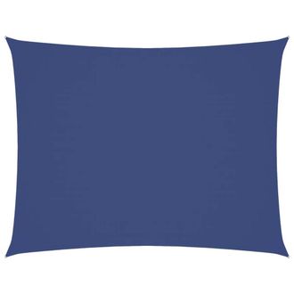 Berkfield Home Sunshade Sail Oxford Fabric Rectangular 5x7 m Blue