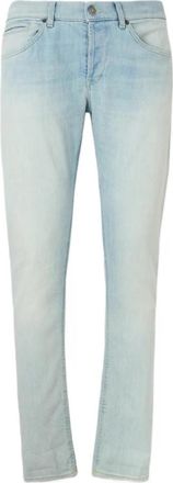 Dondup George Pant - Heren - Slim Fit Jeans - Blauw - W35 - Katoen - Jeans