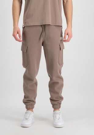 Alpha Industries Jogginghose ALPHA INDUSTRIES Organics Cargo Jogger, Herren, Gr. XS, Normalgr&ouml;ssen, braun (organic braun), Obermaterial: 100% Baumwolle, Hosen Joggingh