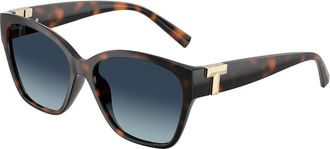 Tiffany & Co. TF4254U Polarized 84554U Womens Sunglasses Tortoiseshell Size 56