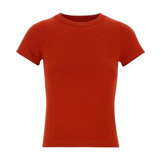 Extreme Cashmere Knit n&deg;292 T-shirt - Dames - Truien - Rood - Maat: ONE Size Katoen