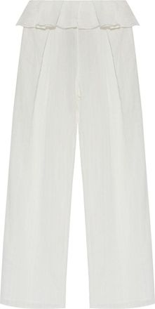 Cult Gaia Sisley broek met wijde pijpen - Wit