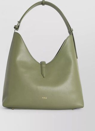 Furla m goccia leather shoulder bag top handle