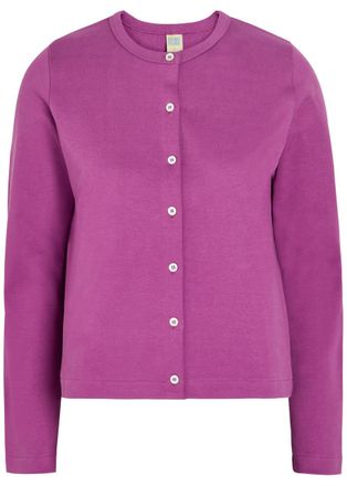 Flore Flore Flore Flore Poppy Cotton Cardigan - Purple - S (UK8-10 / S)
