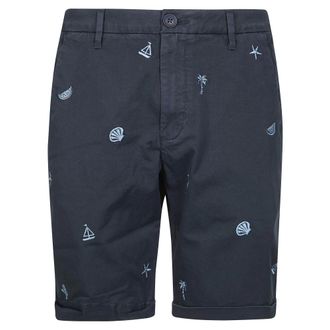 Sun 68 Heren, Korte broeken, Blauw, Maat: W36