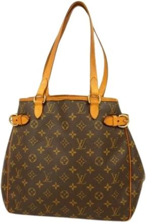 Louis Vuitton Pre-owned Handbags, female, Brown, Size: ONE SIZE Pre-owned Batignolles Vertical Tote