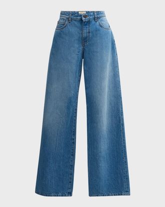 The Row Eglitta Mid-Rise Straight-Leg Jeans