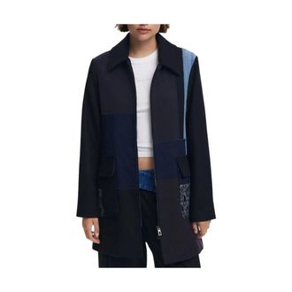 Desigual Donna, Giacche, Blu, M, new