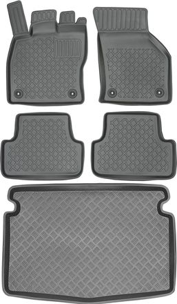 OEM Juego De Alfombrillas Para Coche Y Maletero Para Volkswagen Golf Sportsvan Minivan (2014-2020)