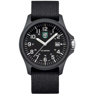 Luminox Mens Black Nylon Sport Watch - One Size