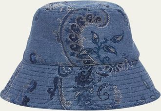 ハット BRUNELLO CUCINELLI POPLIN BUCKET HAT BRUNELLO CUCINELLI Embellished ribbed-knit bucket hat | NET