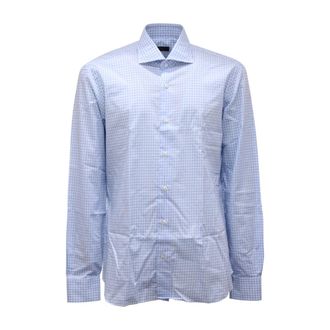 Barba Camicia Culto Shirt - Heren - Casual Overhemden - Blauw - XL - Overhemden