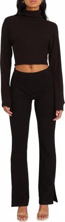 Sanctuary Kicker Pull-On Leggings In Black