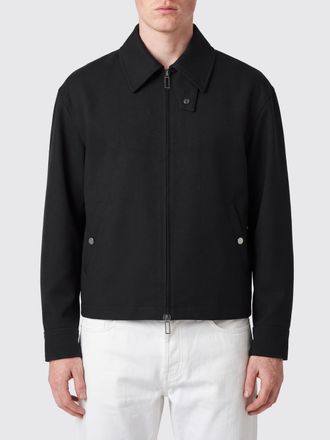 Paolo Pecora Cotton Shirt Jacket with Zip Closure