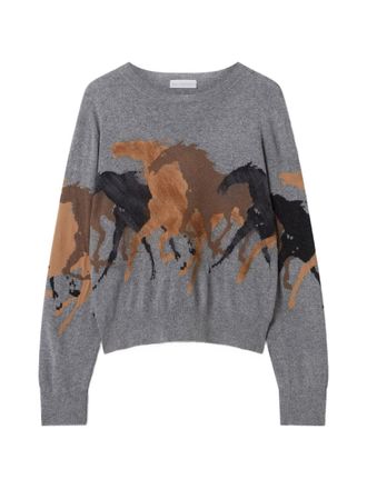 Stella McCartney Wollen trui van Stella Mc Cartney Racing Horses