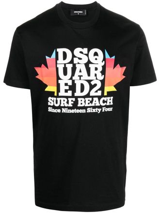 Dsquared2 T-shirt con stampa grafica - Nero