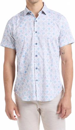 Robert Graham Greatorex Short Sleeve Button Down Shirt In Multi