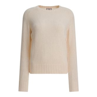 Ines De La Fressange Round-neck Knitwear, female, Beige, Size: S Arthur Sweater