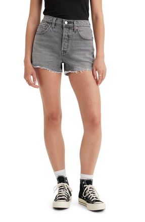 Levi's 501 Original High Waist Cutoff Denim Shorts in Hit The Road Bb Short at Nordstrom, Size 24
