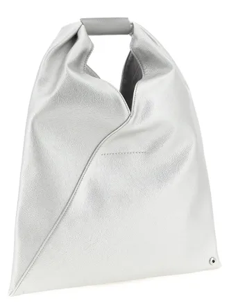 Maison Margiela Japanese Small Synthetic Top Handle Bag - Silver