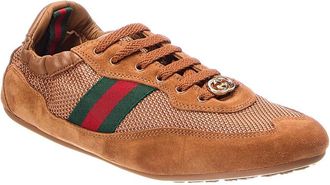 Gucci Gg Shift Suede Sneaker