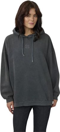 MY ESSENTIAL WARDROBE Enzo MW Logo Emb. Hoodie - Dames - Hoodies - Zwart - XL - Hoodies & sweatvesten