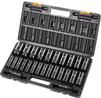 OEM Schlagschrauber-steckschl&uuml;sselsatz, 1,27cm, 26-teilige Schlagsteckschl&uuml;sseleins&auml;tze, 6-punkt-steckschl&uuml;sseleins&auml;tze, 12,7 Mm Steckschl&uuml;sselsatz,10-36m