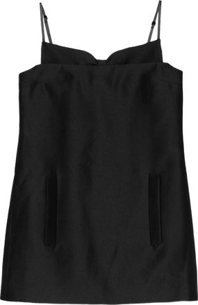 Shushu/Tong Sweetheart-neck Mini Dress