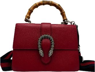 Gucci Pre-owned Handbags, female, Red, Size: ONE SIZE Pre-owned Vintage Handbag