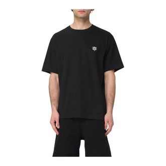 Kenzo T-Shirts, male, Black, Size: S Tiger Head TShirt Crew Neck Short Sleeve