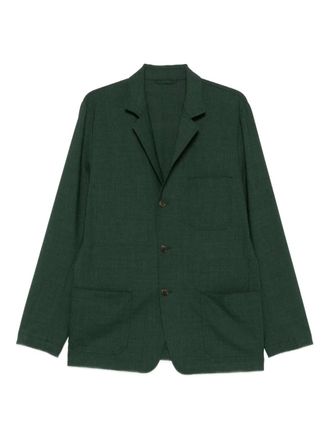 Paul Smith notched-lapel patch-pocket blazer - Green