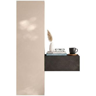 Dmora Mobile da Ingresso Faicchio, 15 Paia, Cassetti Made in Italy, 4 Ripiani, 123x30x186h cm Bianco Crema