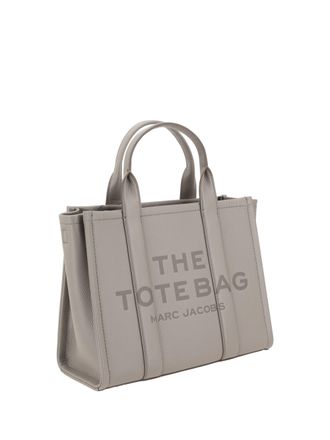 Marc Jacobs Womens The Medium Tote Handbag Cement Calf Leather Bos Taurus Handbags Hand Bags