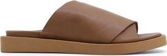 Bueno Womens Jesse Slide Sandal In Brown
