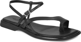 Vagabond Izzy Square Toe Sandal in Black at Nordstrom, Size 10Us