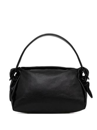Kenzo knot handle tote bag - women - Calf Leather/Cotton - OS - Black