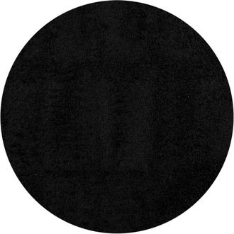 vidaXL Shaggy Rug pamplona High Pile Modern Black ø 280 cm Vidaxl