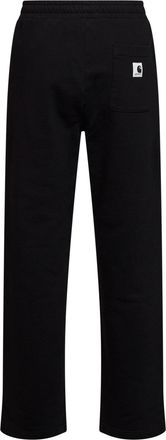 Carhartt Work in Progress Womens Sweatpants Cassie Sweat Black Cotton Trousers